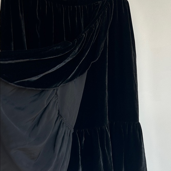 Kate Spade Black Velvet Ruffle Skirt - Picture 6 of 10